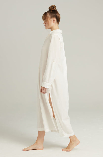 The Maxi Shirt Organic Cotton White - The Rabbit Hole Life