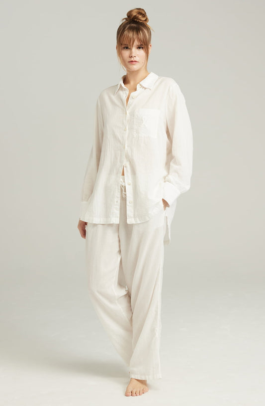 The Midi Shirt Organic Cotton White - The Rabbit Hole Life