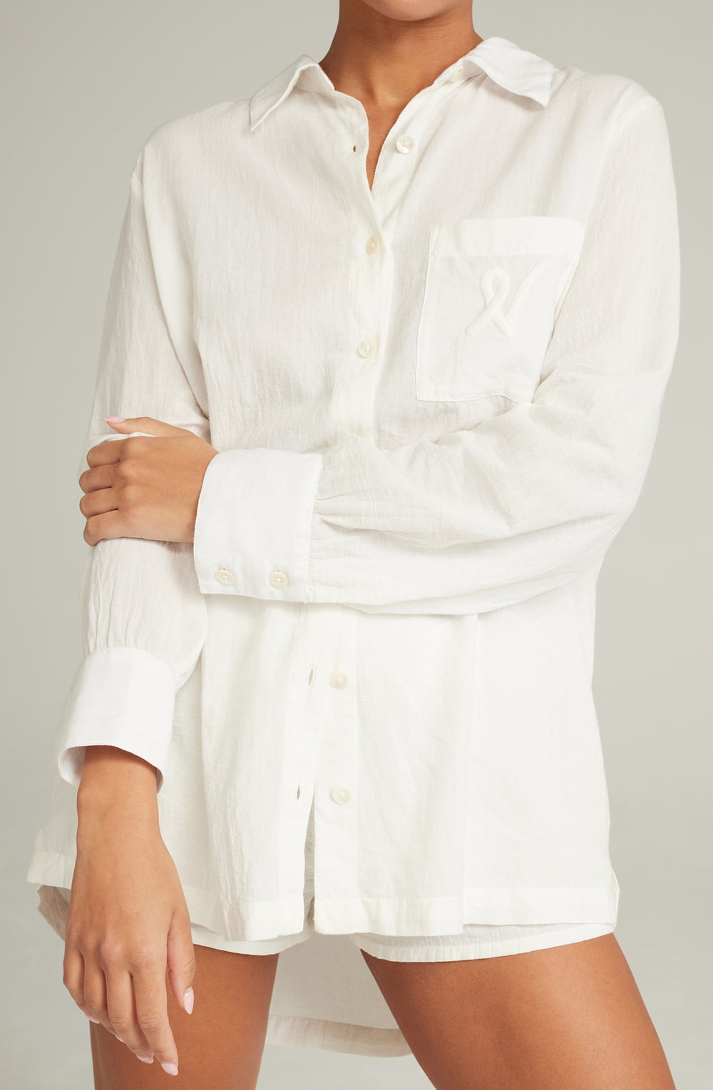 The Midi Shirt Organic Cotton White - The Rabbit Hole Life