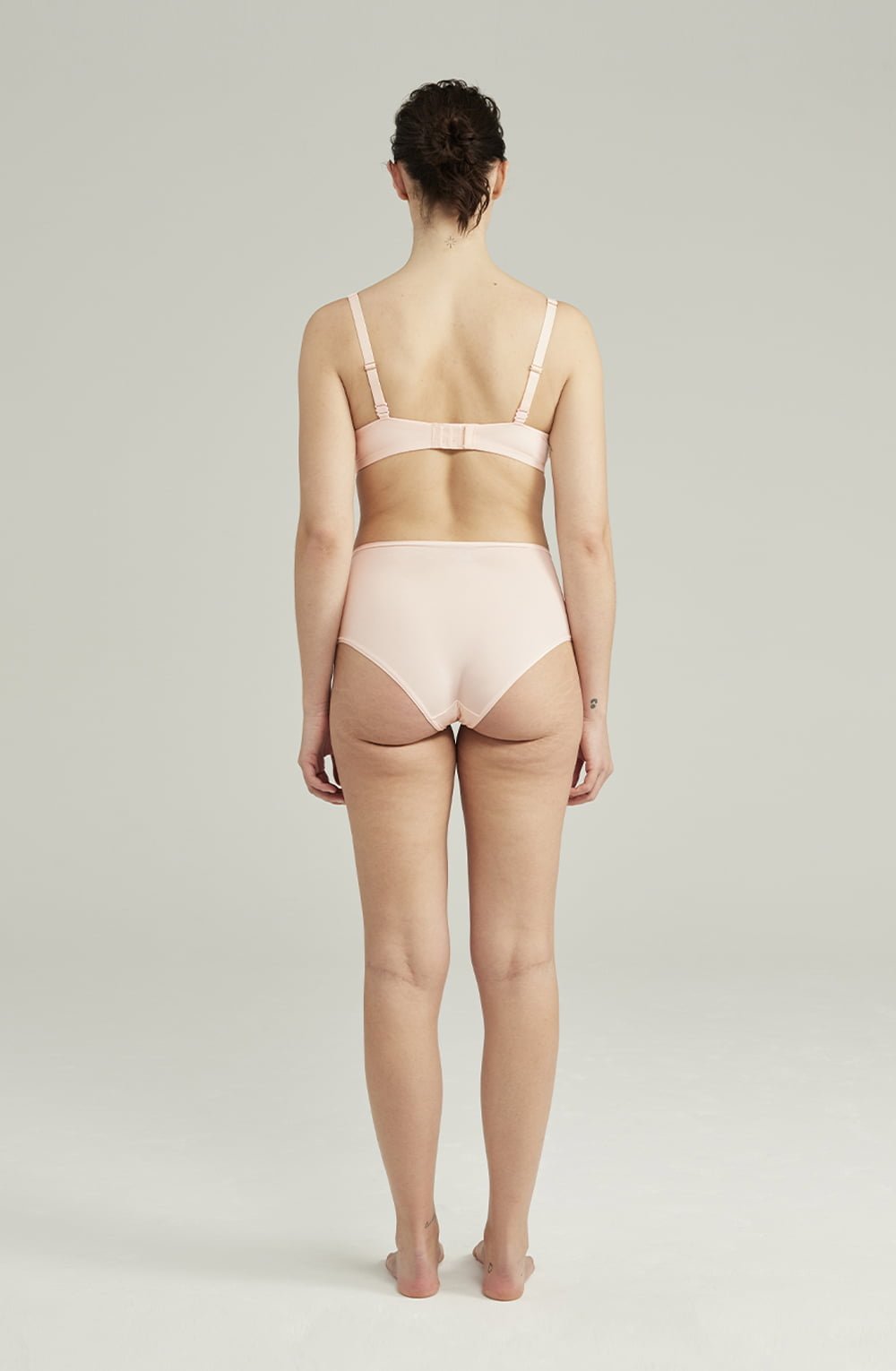 The Second Skin Stretch High Waist Brief Blush Pink - The Rabbit Hole Life