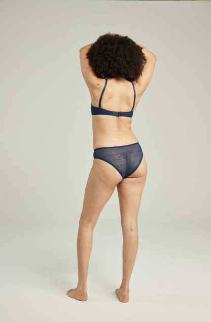 The Sheer Deco Lift Balcony Bra Navy Up to GG Cup - The Rabbit Hole Life