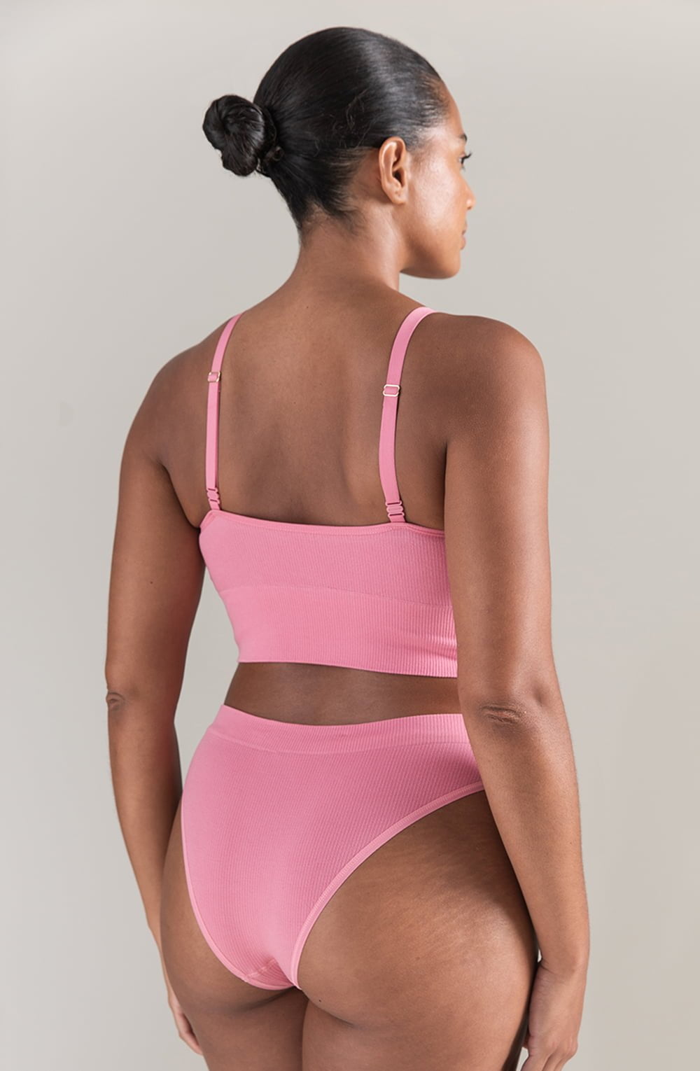 The TENCEL™ High Leg Brief Rose Pink - The Rabbit Hole Life