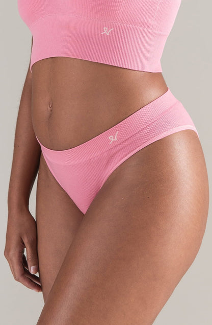 The TENCEL™ High Leg Brief Rose Pink - The Rabbit Hole Life