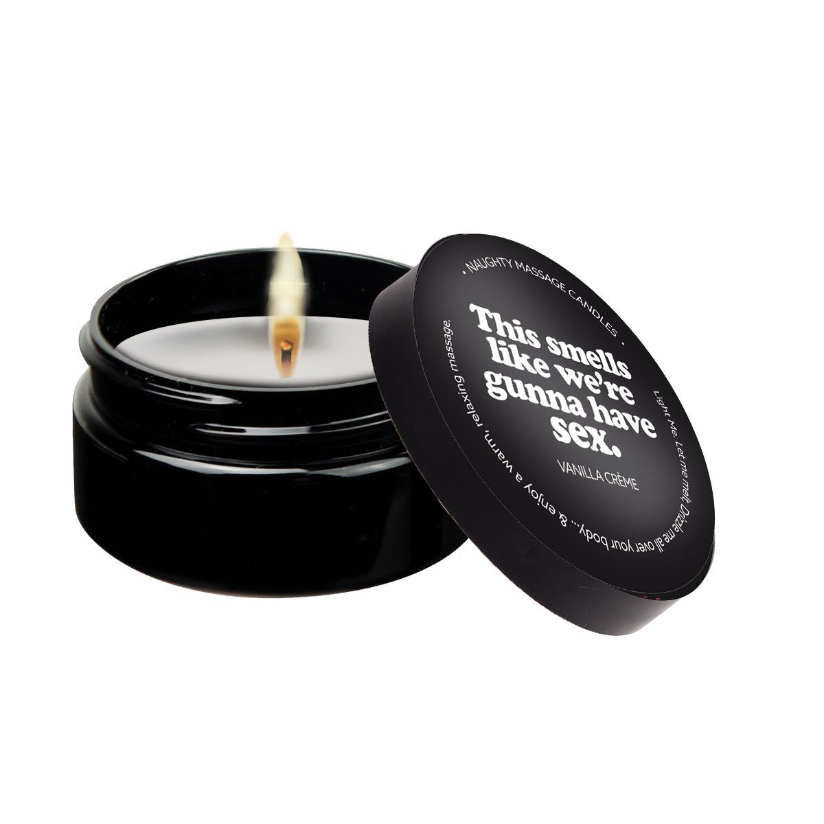 This Smells Like We're Gunna Have Sex - Naughty Mini Massage Candle - Lubes - The Rabbit Hole Life