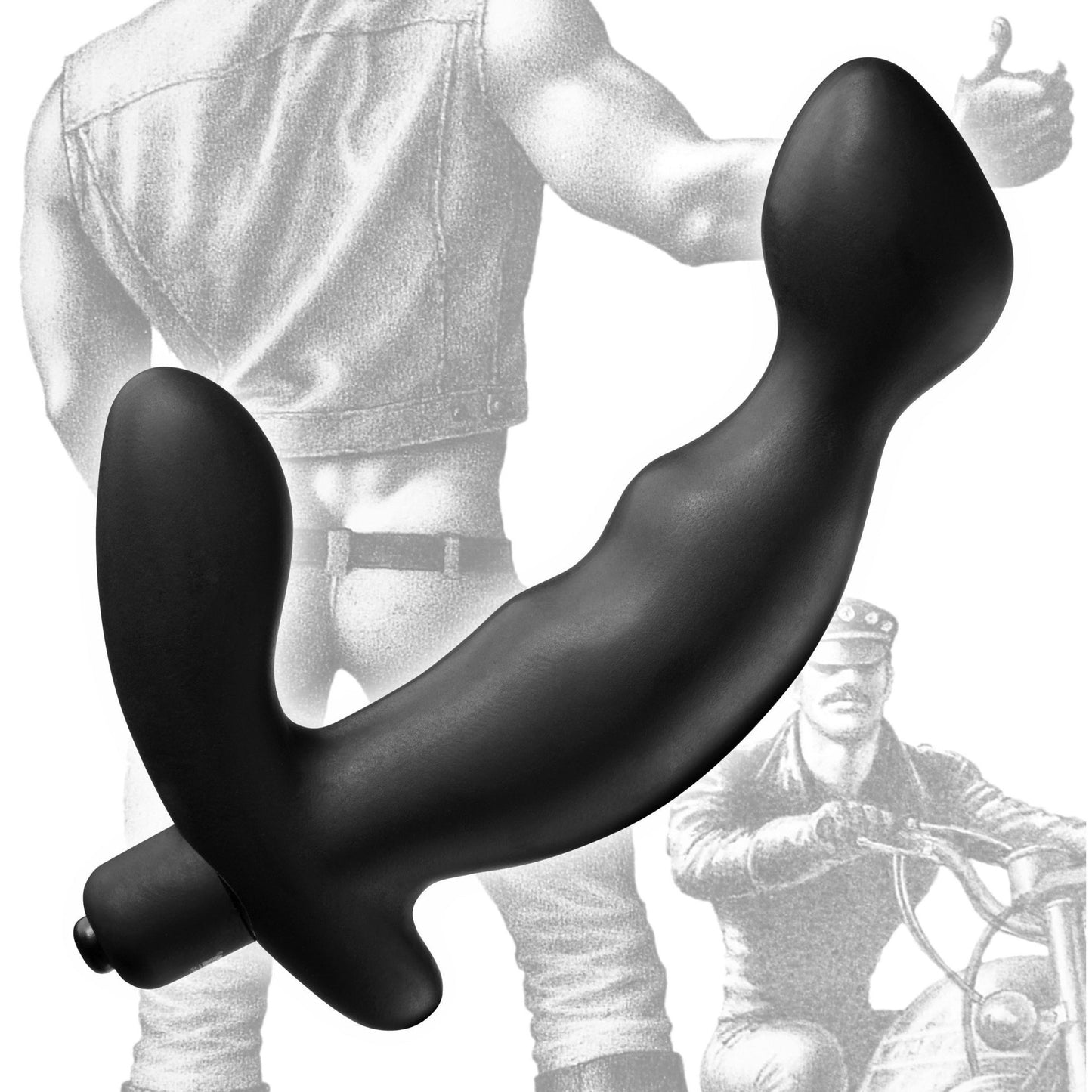 Tom of Finland Silicone P-Spot Vibe - prostate-stimulator - The Rabbit Hole Life