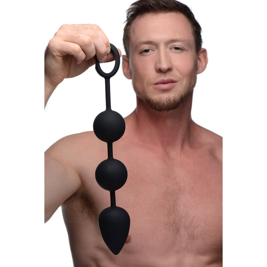 Tom of Finland Weighted Anal Ball Beads - butt-plugs - The Rabbit Hole Life