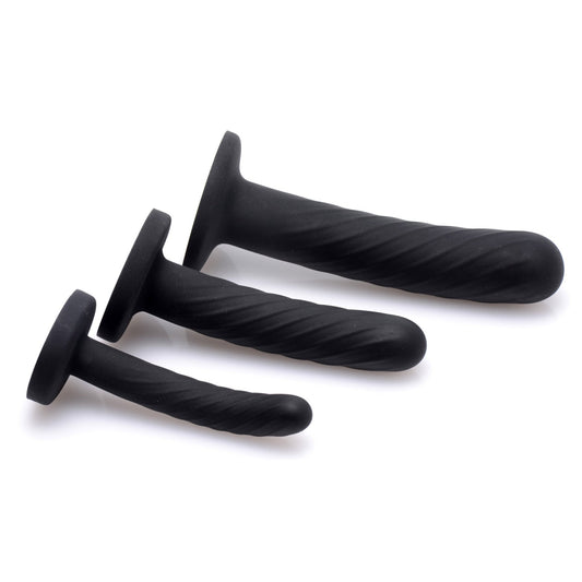 Trinity Strap-On Silicone 3 Piece Dildo Set - strapu - The Rabbit Hole Life
