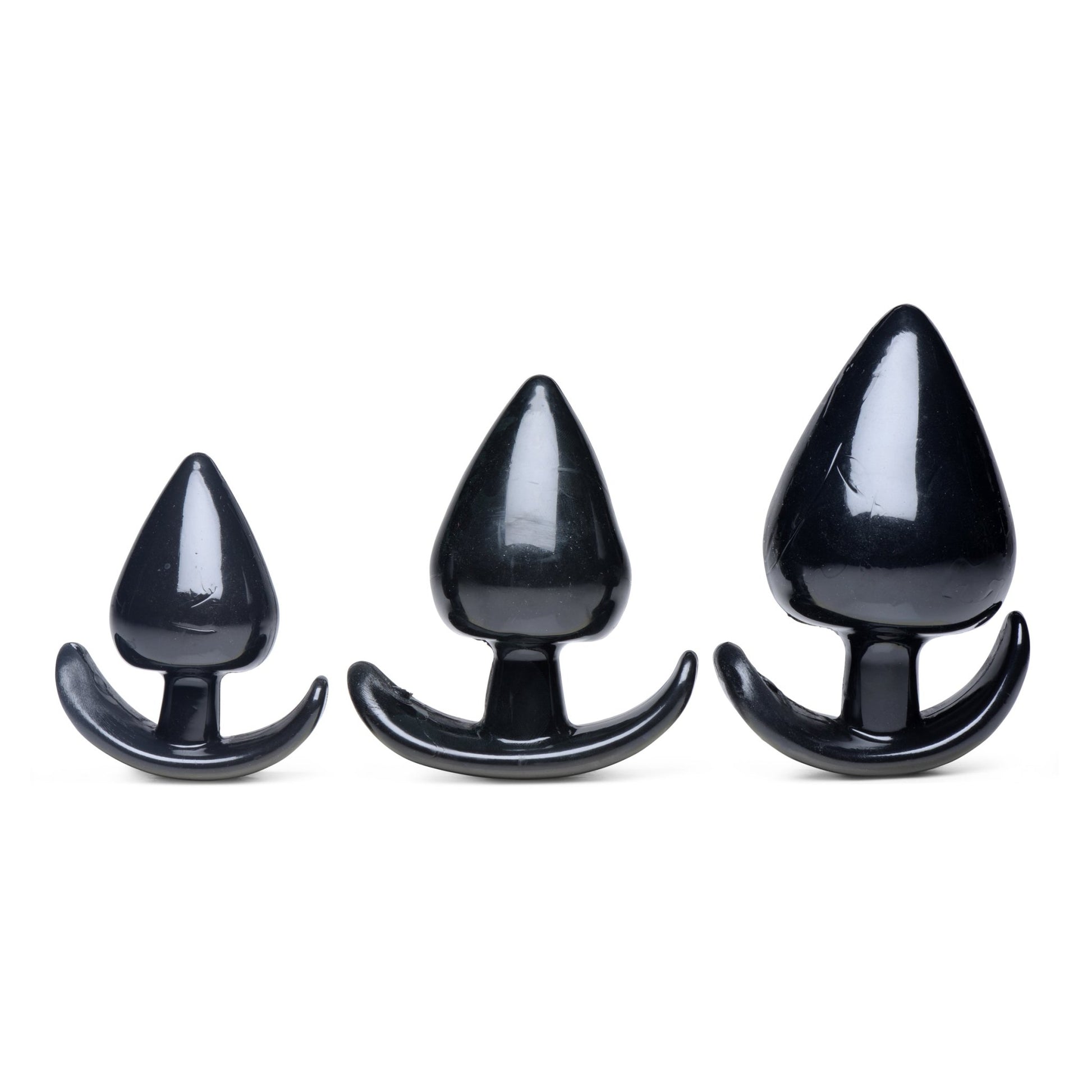 Triple Spades 3 Piece Anal Plug Set - butt-plugs - The Rabbit Hole Life