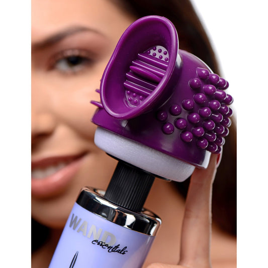 Triple Thrill 3 in 1 Silicone Wand Attachment - massager-standard - The Rabbit Hole Life
