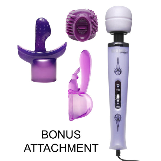 Turbo Pleasure Wand Kit with Free Attachment - wand-massagers - The Rabbit Hole Life