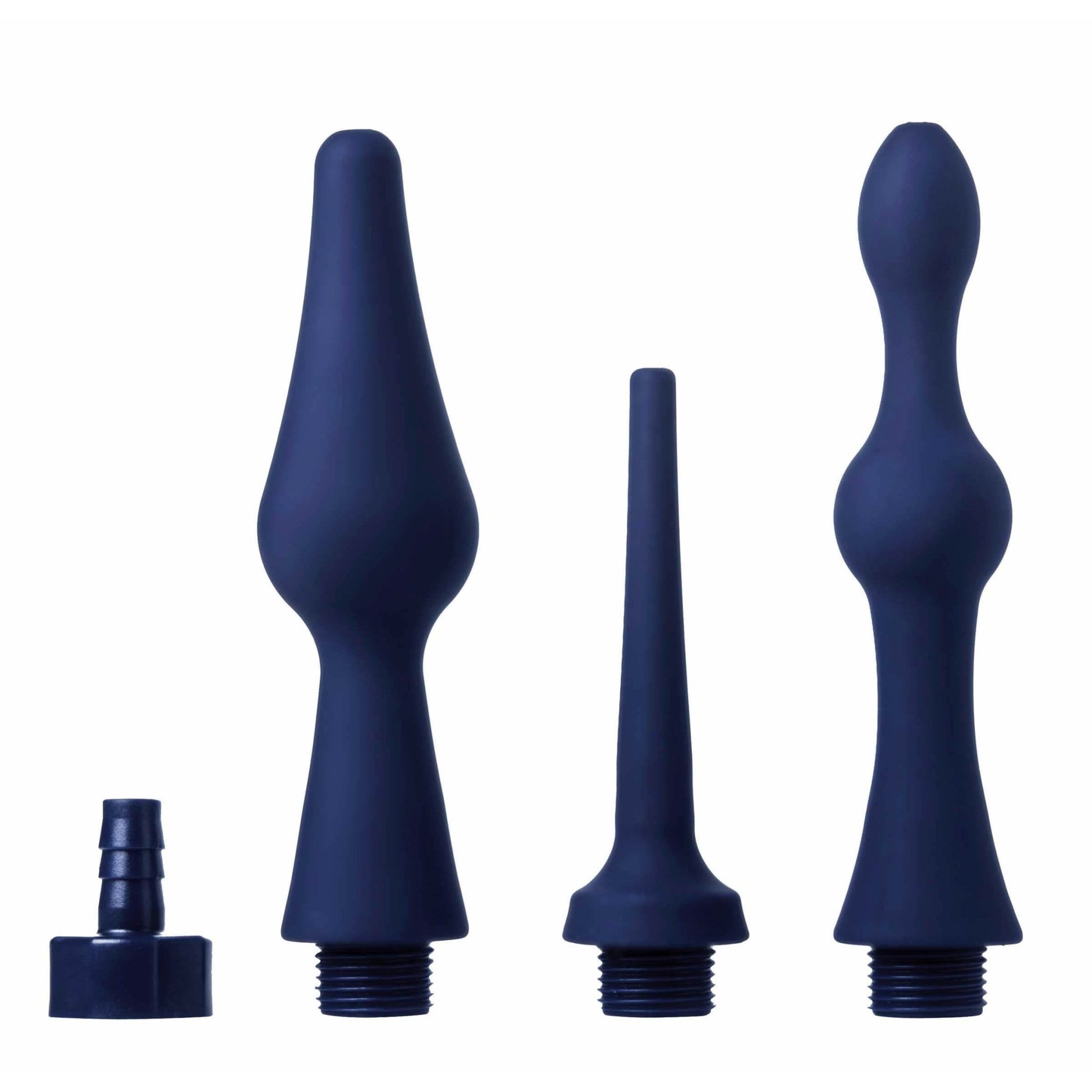 Universal 3 Piece Silicone Enema Attachment Set - enema-anal - The Rabbit Hole Life