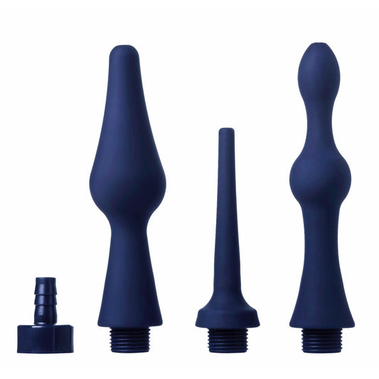 Universal 3 Piece Silicone Enema Attachment Set - enema-anal - The Rabbit Hole Life