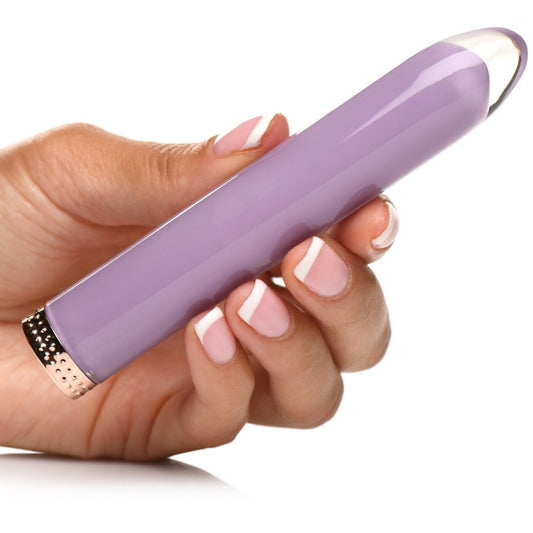 Vibra-Glass 10X Mini Vibe Lilac - vibesextoys - The Rabbit Hole Life