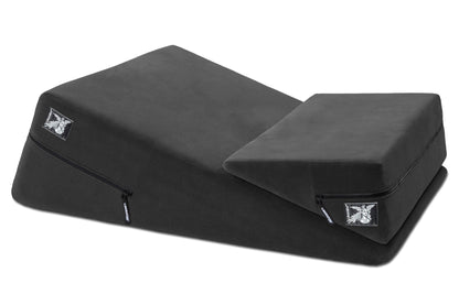 Wedge/Ramp Combo Black Microfiber - BDSM - The Rabbit Hole Life