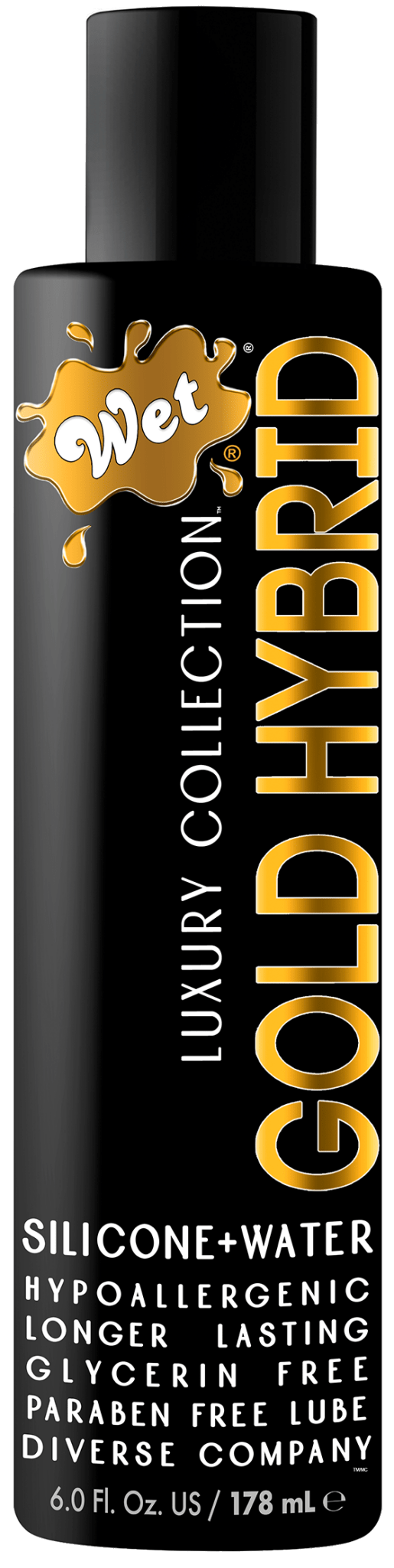 Wet® Gold Hybrid Water Silicone Blend 6 Fl. Oz./178mL - Other - The Rabbit Hole Life