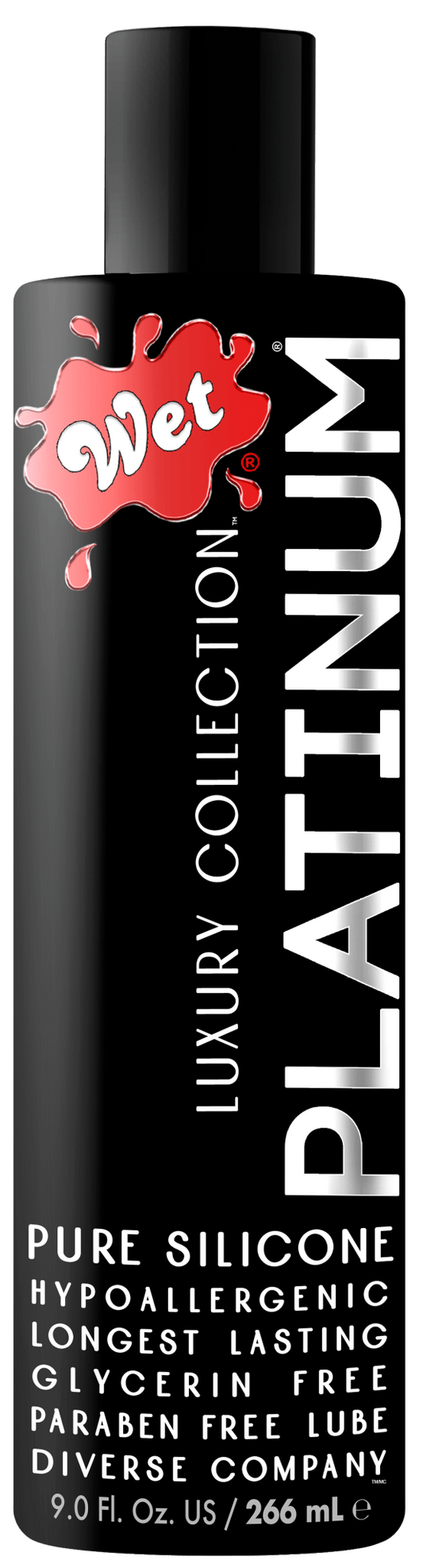 Wet Platinum Silicone Based Sex Lube 9 Ounce - Other - The Rabbit Hole Life