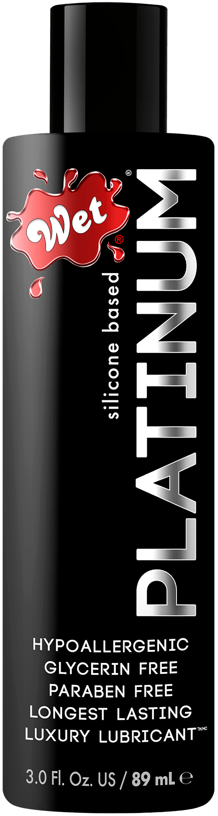 WET® Platinum® Silicone Lubricant 3 Fl. oz./89mL - Other - The Rabbit Hole Life