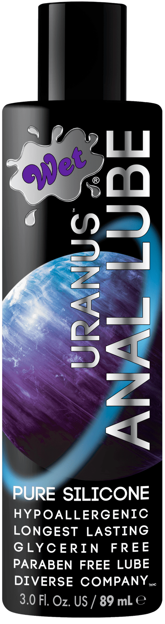 WET® Uranus™ Silicone Based 3 Fl. oz./89mL - Lubes - The Rabbit Hole Life
