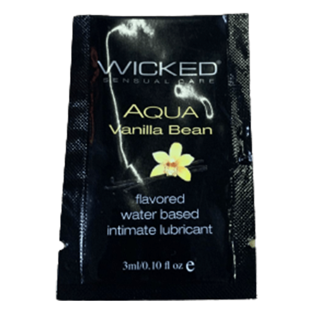 Wicked Aqua Vanilla Bean Sachet 3ml/0.10 fl oz - Lubes - The Rabbit Hole Life