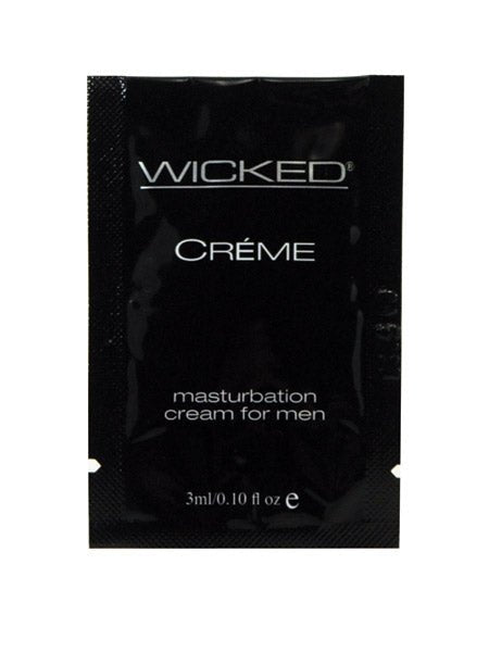 Wicked Creme Masturbation Cream Sachet 0.10 oz - Lubes - The Rabbit Hole Life