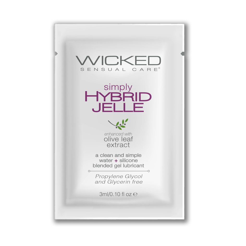 Wicked Simply Hybrid Jelle Sachet 0.10 oz - Lubes - The Rabbit Hole Life