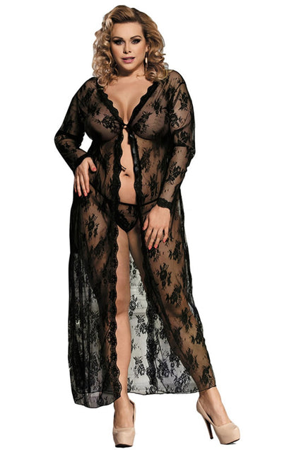 YesX YX824Q Long Black Gown - The Rabbit Hole Life