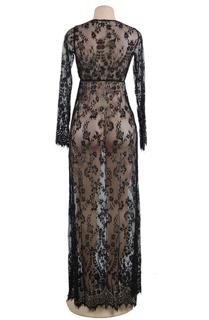 YesX YX826 Long Gown & Thong - The Rabbit Hole Life