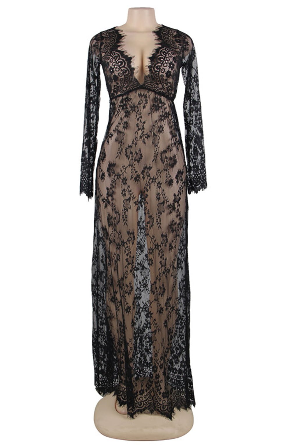 YesX YX826 Long Gown & Thong - The Rabbit Hole Life