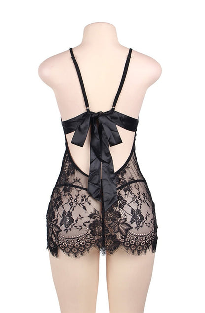 YesX YX829 Chemise Black - The Rabbit Hole Life