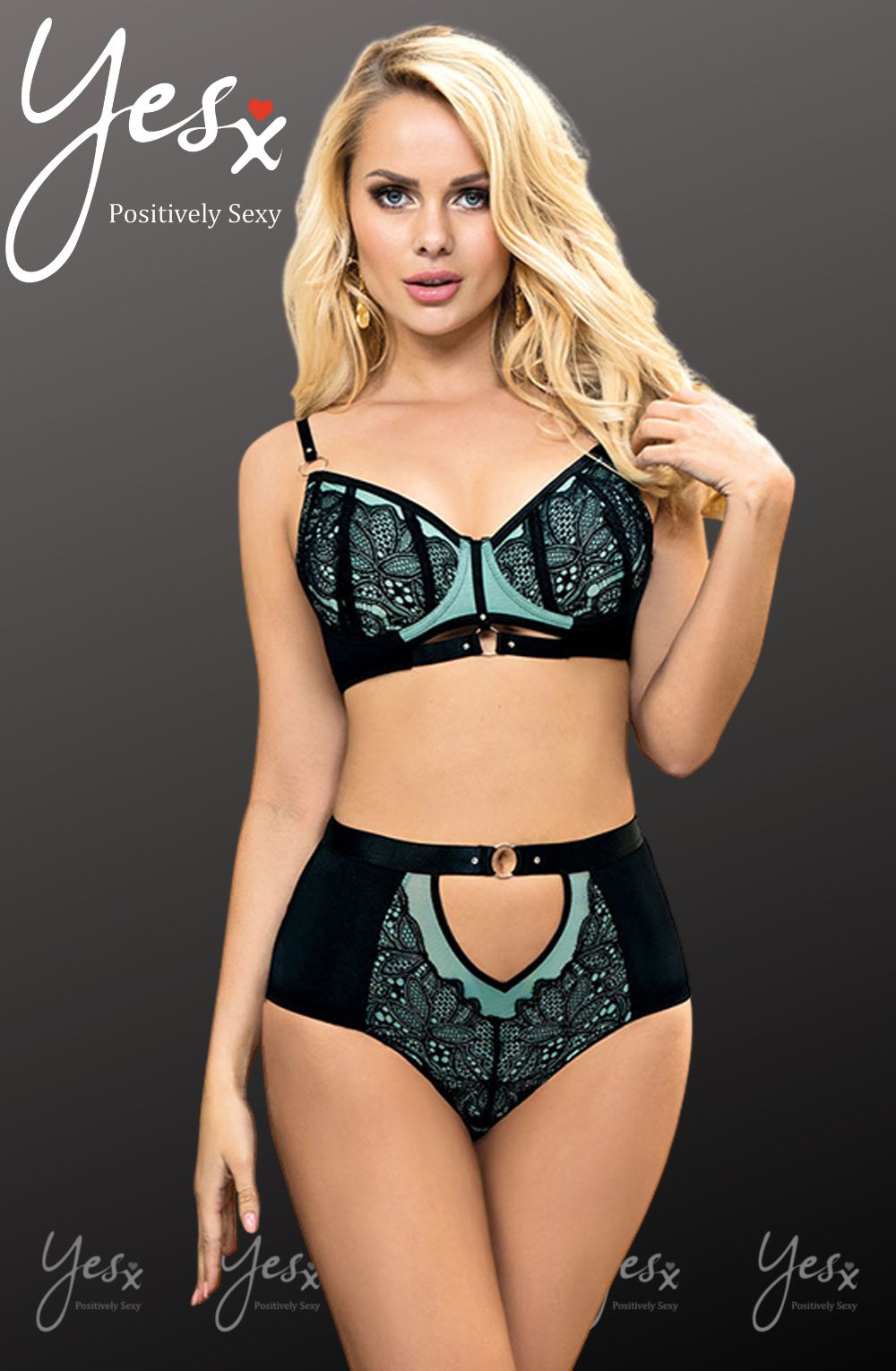 YesX YX830 Blue Bra Set - The Rabbit Hole Life