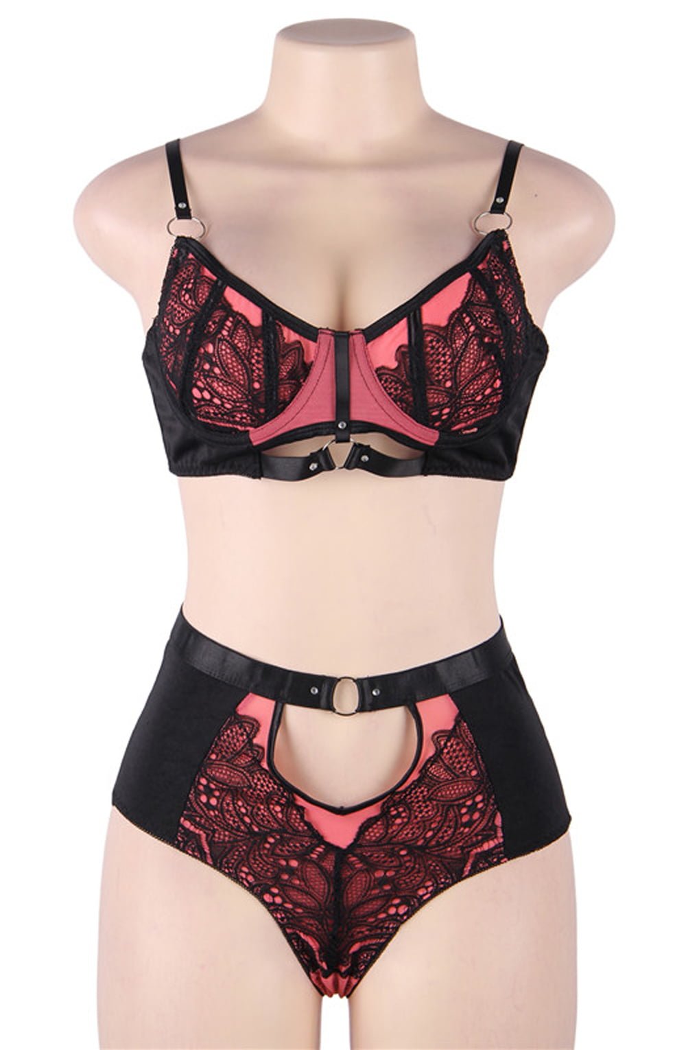 YesX YX831 Bra Set Pink - The Rabbit Hole Life