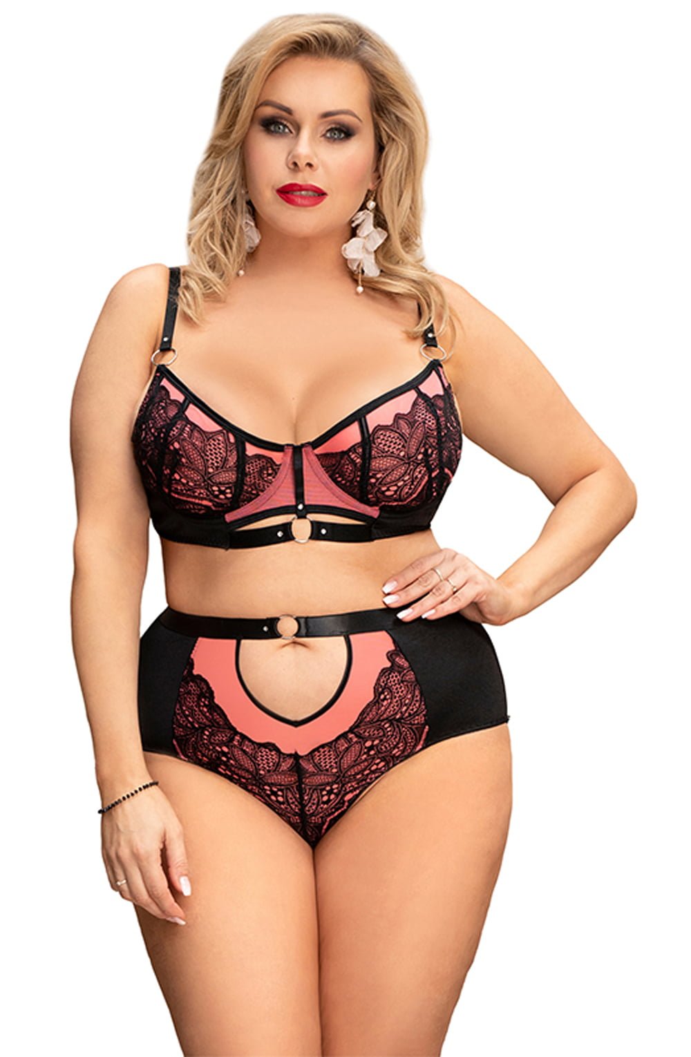 YesX YX831Q Bra Set Pink - The Rabbit Hole Life