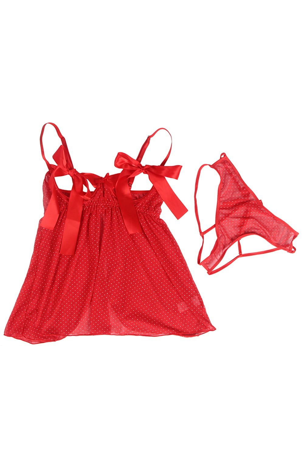 YesX YX841 Red Babydoll Set - The Rabbit Hole Life