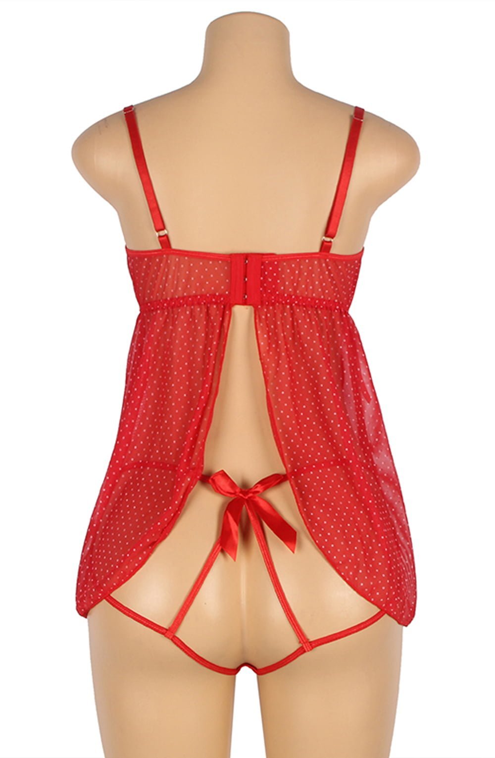 YesX YX841 Red Babydoll Set - The Rabbit Hole Life