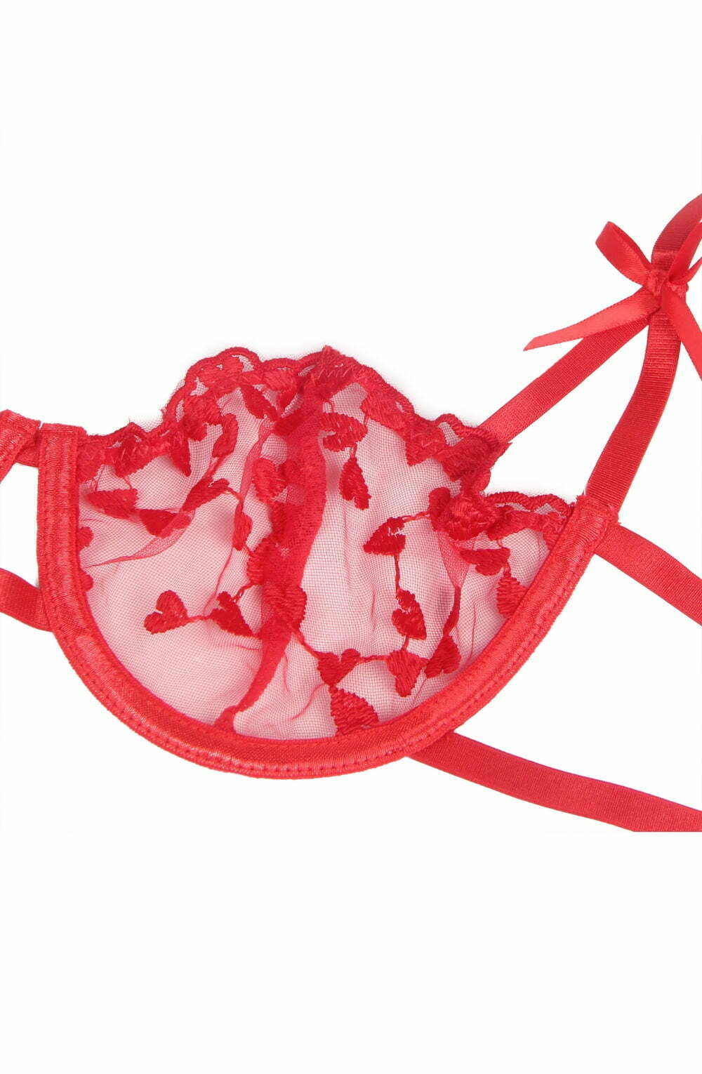 YesX YX845 Bra Set Red - The Rabbit Hole Life