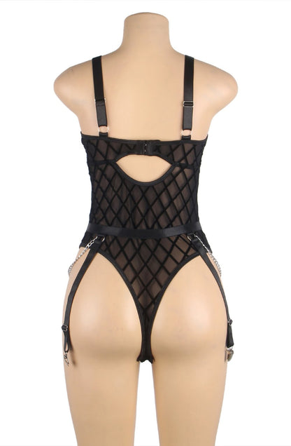 YesX YX846 Black Bodysuit - The Rabbit Hole Life