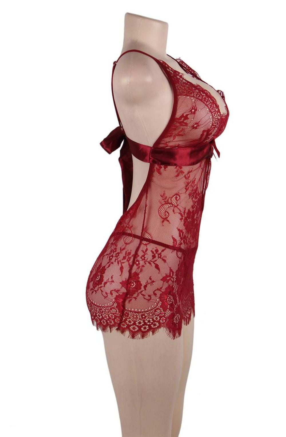 YesX YX855 Chemise Hot Red - The Rabbit Hole Life