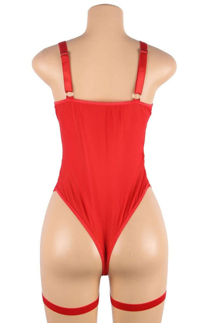 YesX YX858 Red Bodysuit - The Rabbit Hole Life