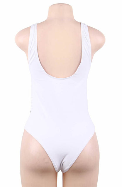 YesX YX962 One Piece Swimsuit White - The Rabbit Hole Life