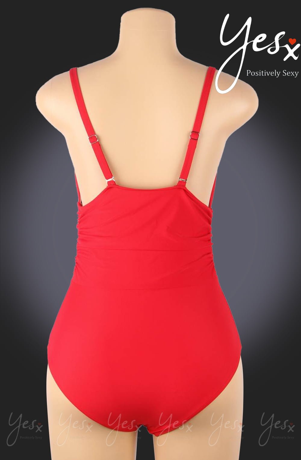 YesX YX967 One Piece Swimsuit Red - The Rabbit Hole Life