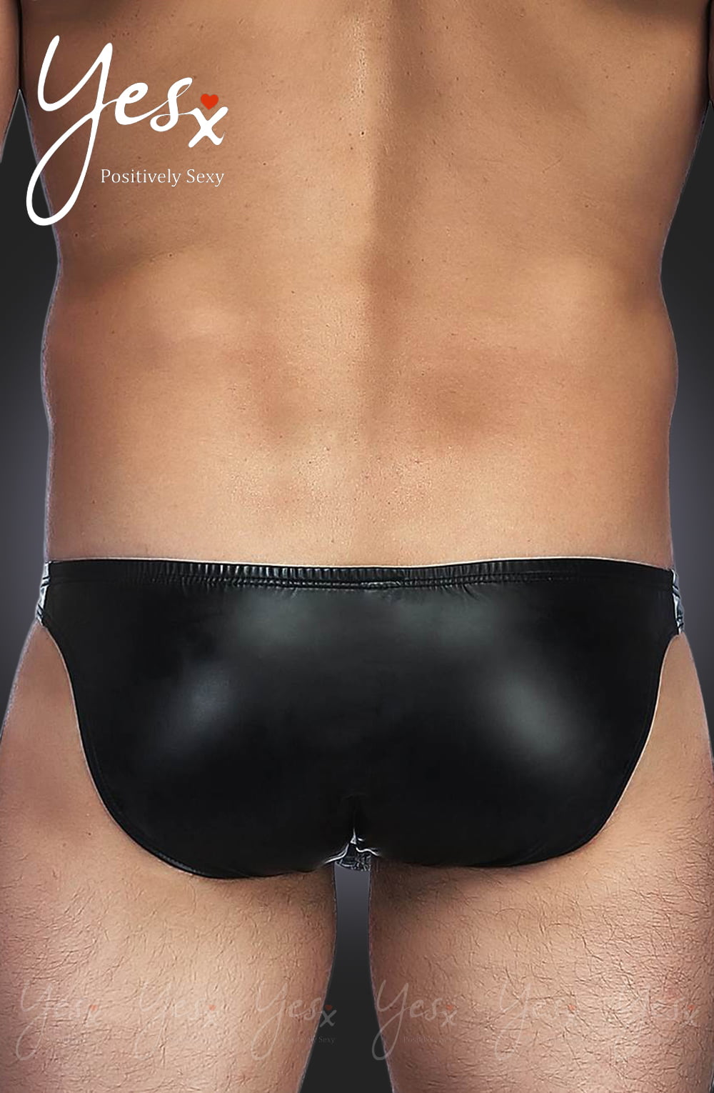 YesX YX969 Men's Brief Black - The Rabbit Hole Life