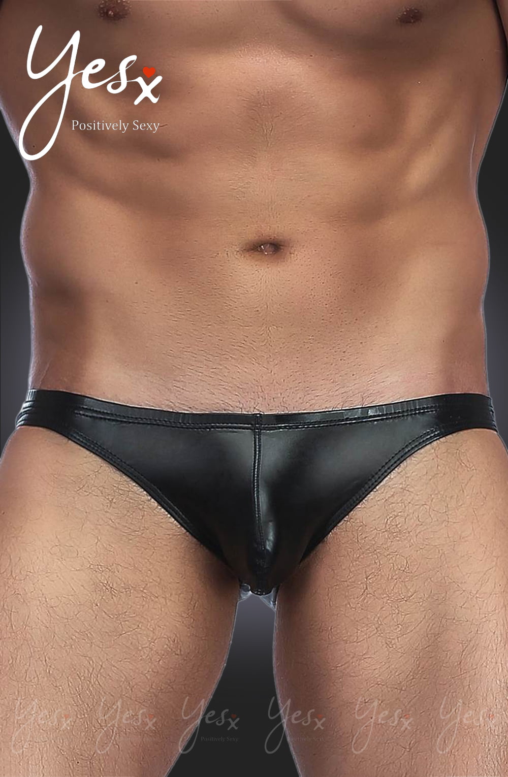 YesX YX969 Men's Brief Black - The Rabbit Hole Life