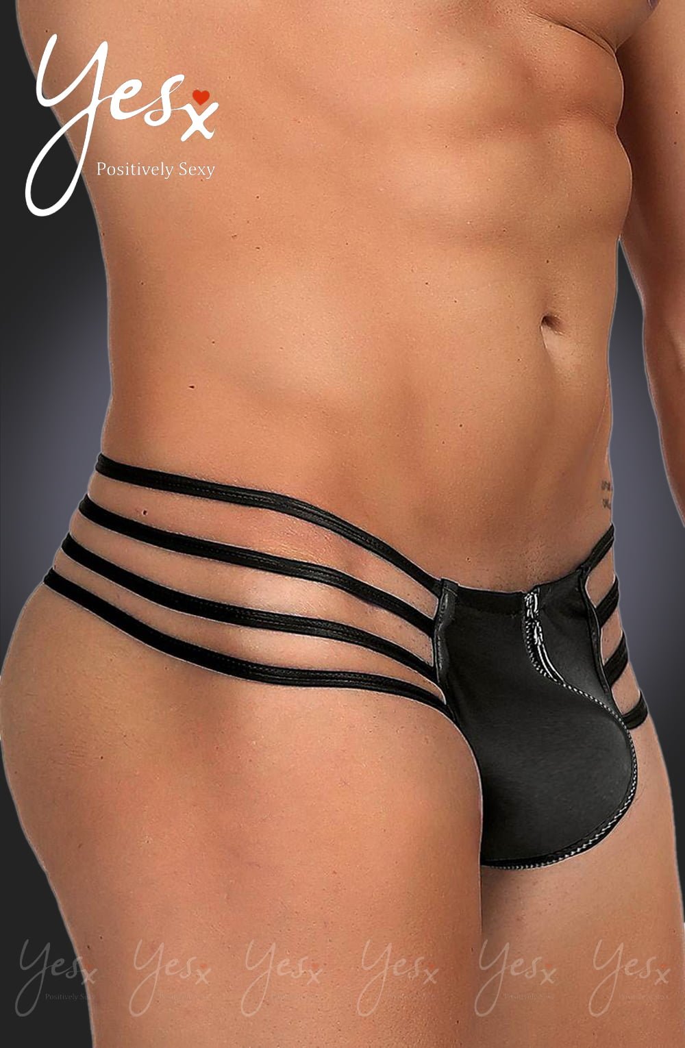 YesX YX971 Men's Thong Black - The Rabbit Hole Life