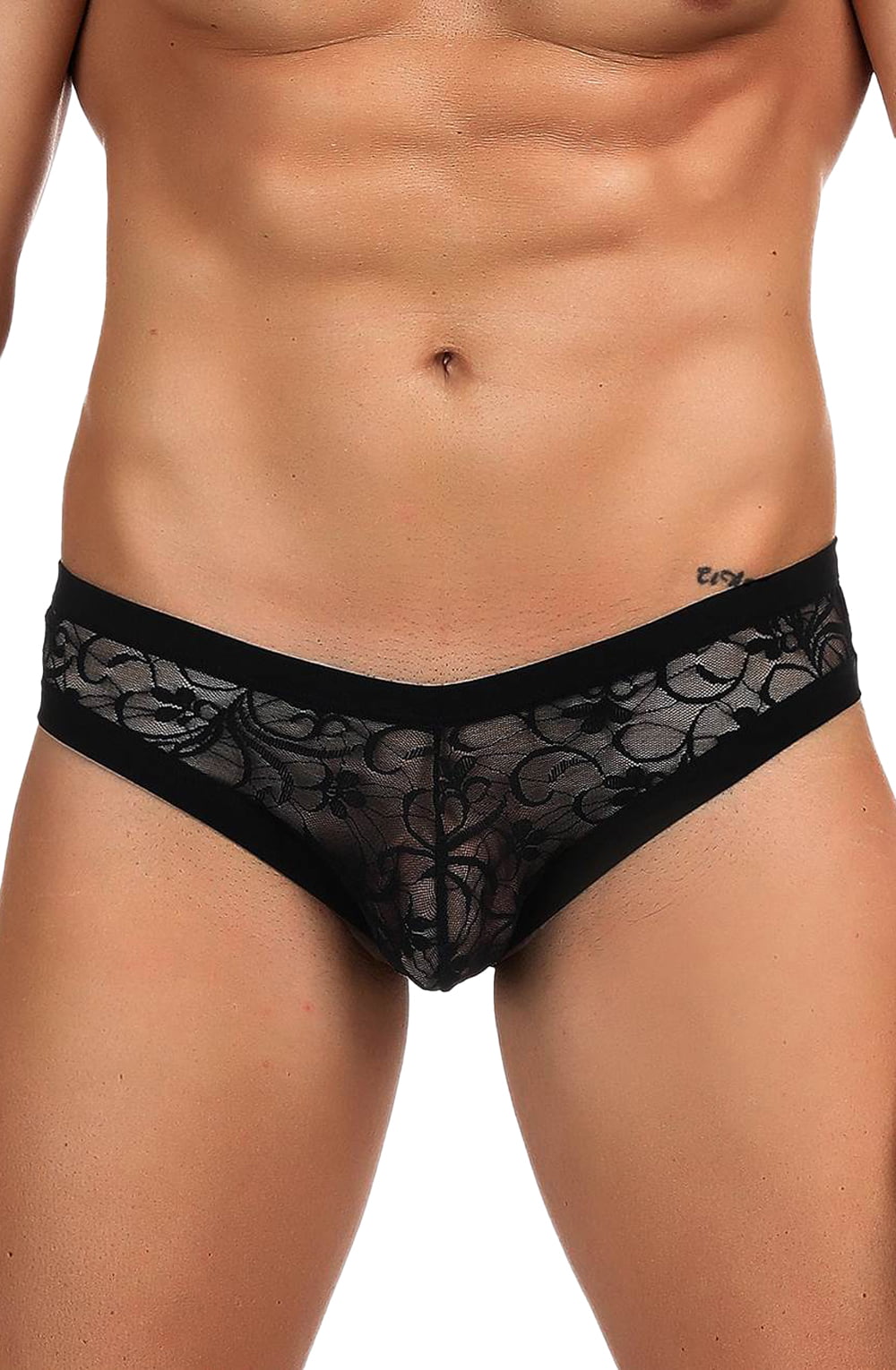 YesX YX973 Mens Brief Black - The Rabbit Hole Life