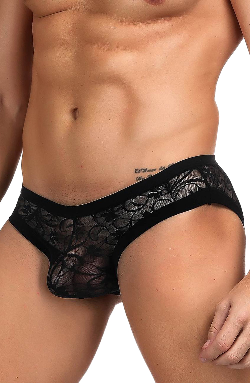 YesX YX973 Mens Brief Black - The Rabbit Hole Life