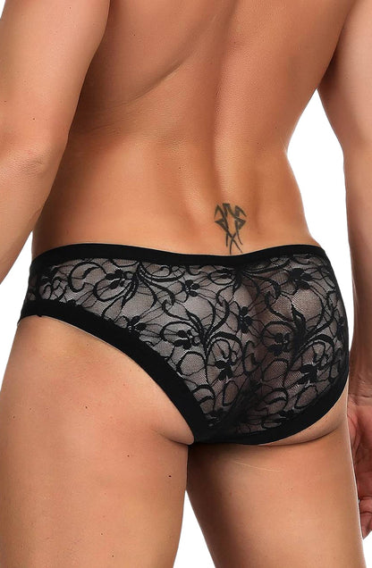 YesX YX973 Mens Brief Black - The Rabbit Hole Life