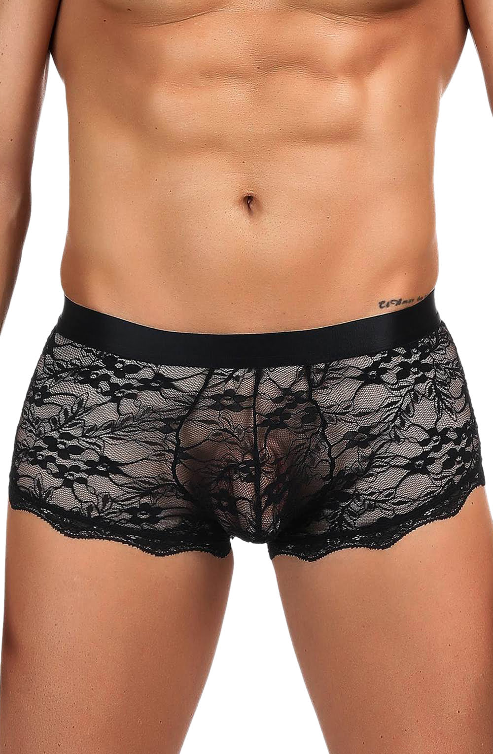 YesX YX975 Men's Boxer Brief Black - The Rabbit Hole Life