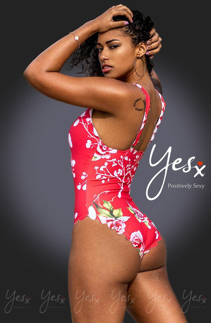 YesX YX978 One Piece Swimsuit Pink - The Rabbit Hole Life