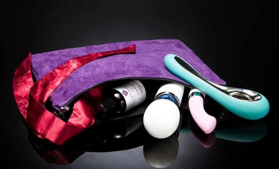 Zappa Toy Bag Grape Microsuede - Vibrators - The Rabbit Hole Life