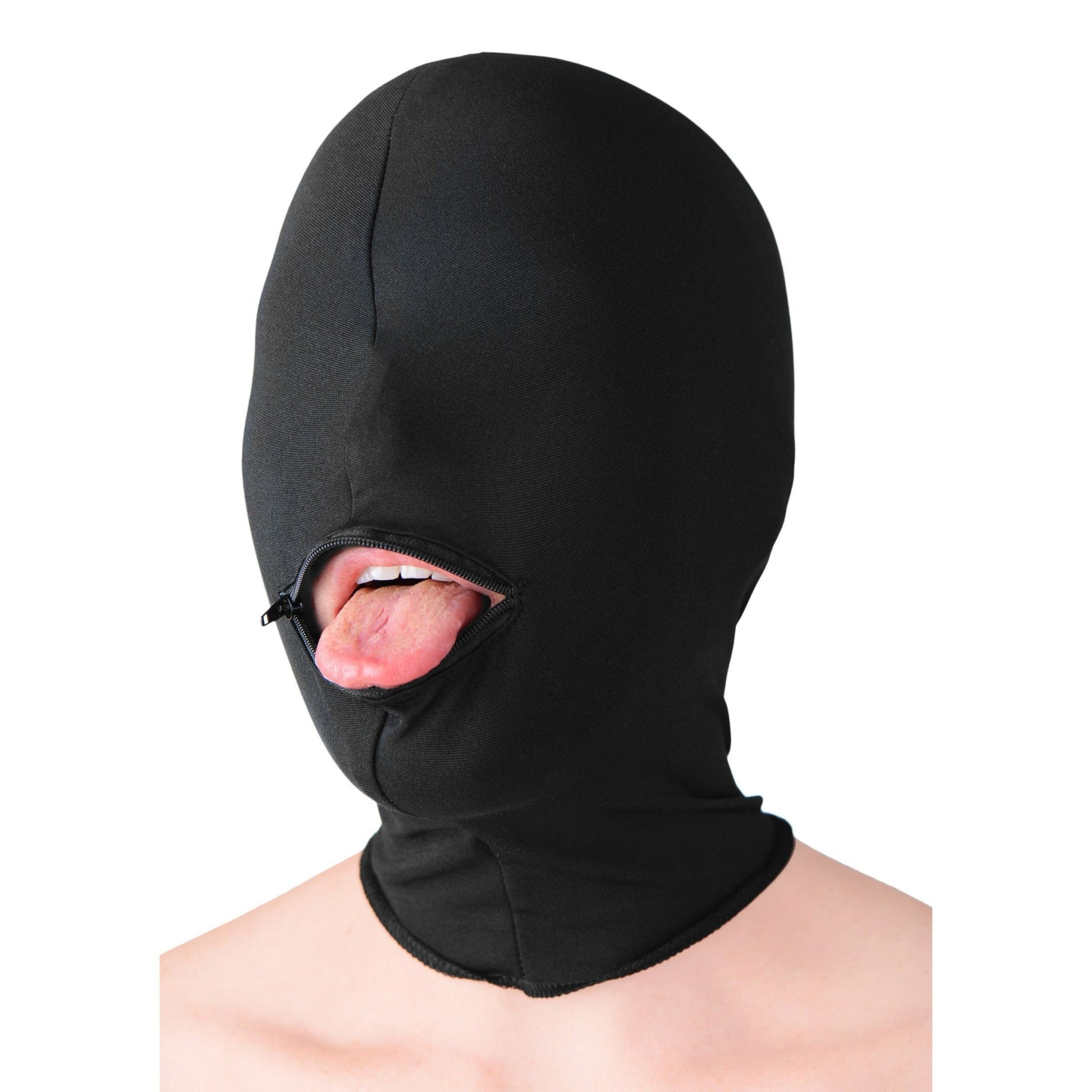 Zippered Eyeless Hood - Hoods - The Rabbit Hole Life